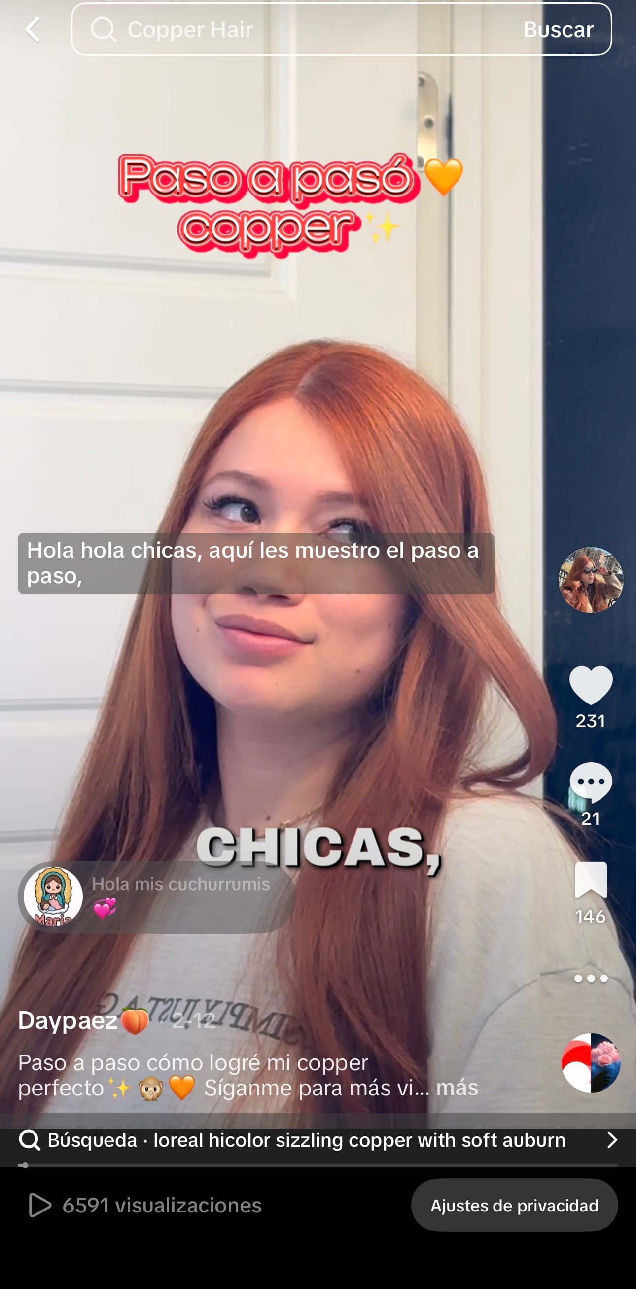 Thumbnail de Paso a paso de tintura de cabello copper